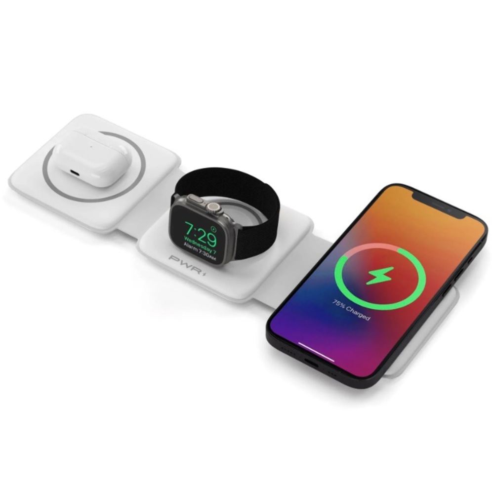 NEW PWR Mobile Flex 3 in 1 charger in White